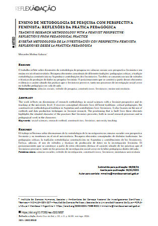 Enseñar metodología de la investigación con perspectiva feminista. Reflexiones desde la práctica pedagógica - Mercedez Molina Galarza