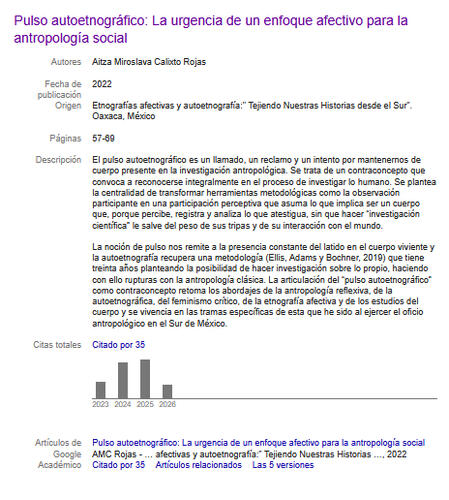 Pulso autoetnográfico: La urgencia de un enfoque afectivo para la antropología social