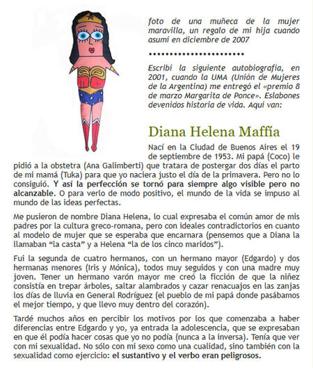 Diana Maffía comprometida feminista argentina